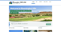 Desktop Screenshot of bloomingtonhillsutah.com